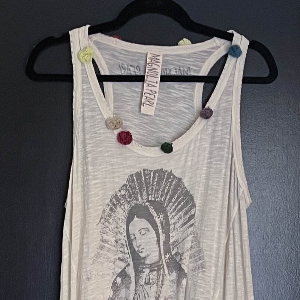 Magnolia Pearl Immaculate Mary Paz Pom Pom Tank Dress Sold Out